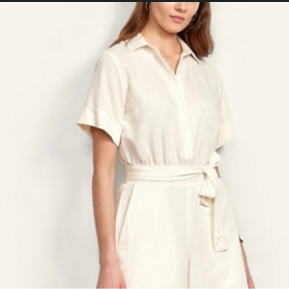 New with tags Ann Taylor tie Jumpsuit.